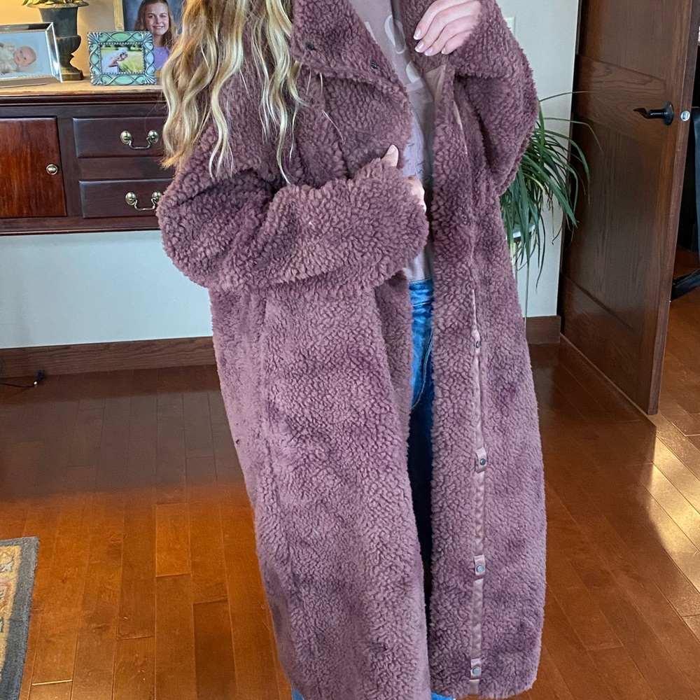 Lululemon lab textured fleece coat size 10- WORN ONCE